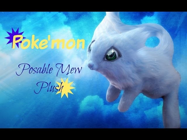 DIY Pokemon Posable Plush Mew Doll