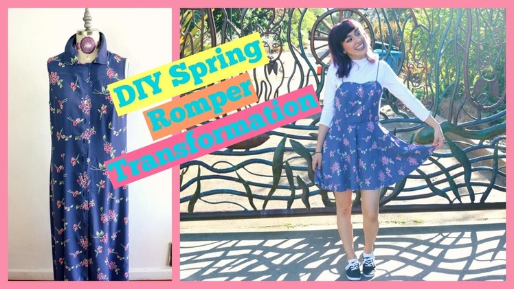 DIY Spring Romper Transformation | Crafty Amy