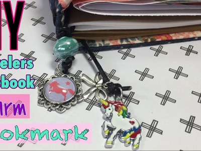 DIY Travelers Notebook Bookmark Charm. Custom Unicorn Pendant Charm | I'm A Cool Mom