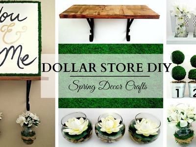 Dollar Store DIY's ~ EARTH TONE Spring Home Decor Crafts