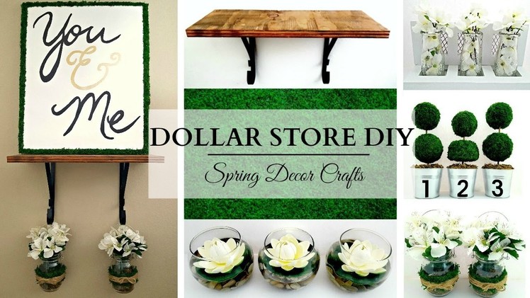 Dollar Store DIY's ~ EARTH TONE Spring Home Decor Crafts