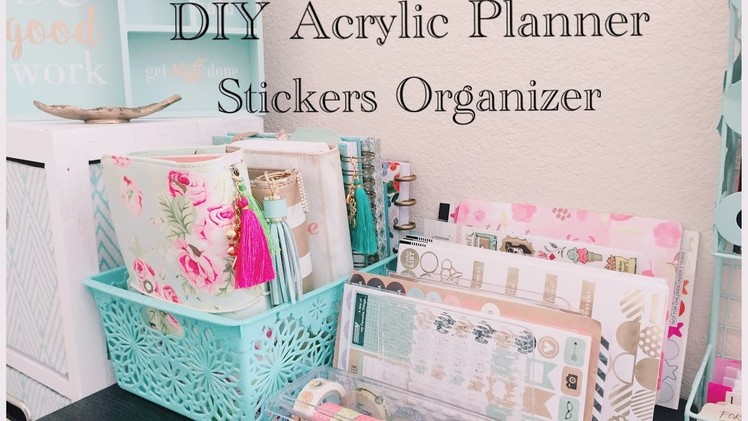 Dollar Tree DIY Acrylic Planner Stickers Organizer Plus Bonus Tips $3