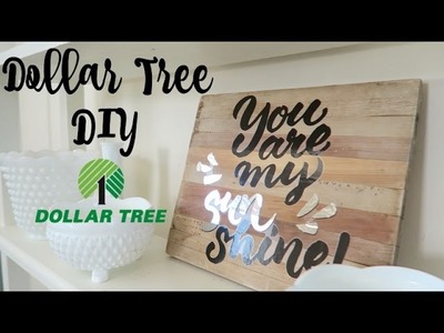 Dollar Tree DIY | Wall Decal Project