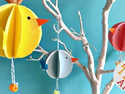 Easy Bauble Chick Ornaments DIY - Easter DIY - Spring Decor DIY