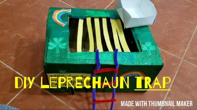 EASY DIY LEPRECHAUN TRAP FOR ST. PATRICK'S DAY. PRESCHOOLER ACTIVITY