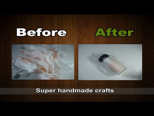 Easy DIY Solution For All Your Plastic Bags -Zero cost