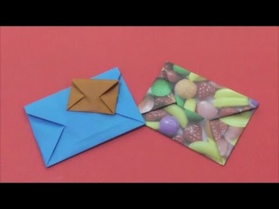 Easy Origami - How to Make Envelope 简单手工摺紙 信封 簡単折り紙 封筒です
