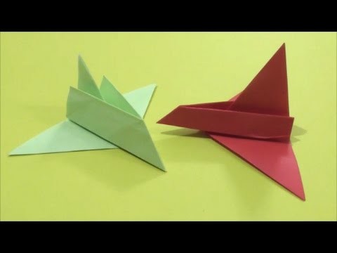 Easy Origami How to Make Paper Aeroplane 简单手工折纸 纸飞机 簡単折り紙 紙飛行機です