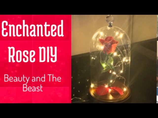 Enchanted Floating Rose Nightlight | Beauty and the Beast DIY by Da'Mon Cortez