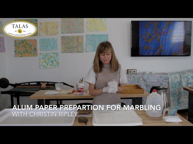 How To Alum Paper for Marbling