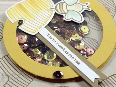 How To Create A Background & Shaker Piece feat. Shooting Star Stampin' UP!