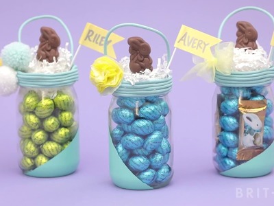 How to DIY A Mason Jar Easter Basket