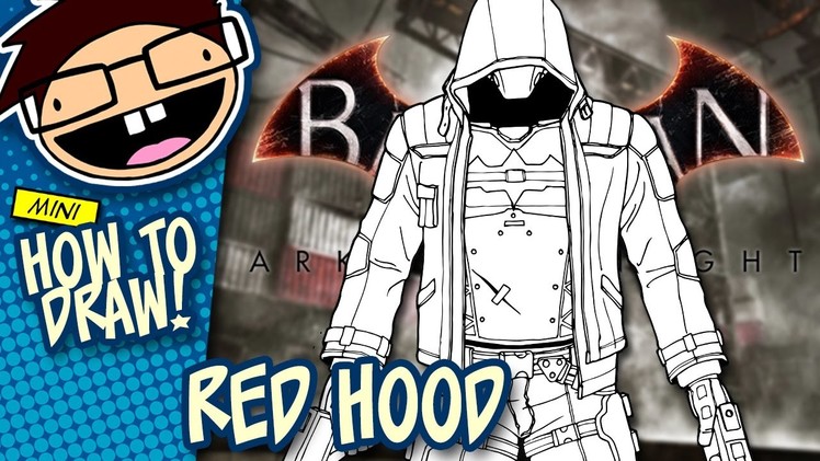How to Draw RED HOOD (Batman: Arkham Knight) | Narrated Easy Step-by-Step Tutorial