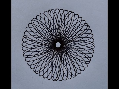 How to Draw with Spiral Ruler. Design Ruler - Spirograph Art Tool (for Beginners)