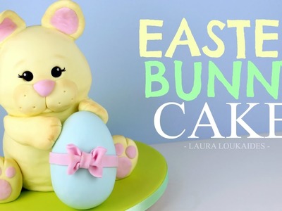 How to Make a 3D Easter Bunny Cake - Laura Loukaides