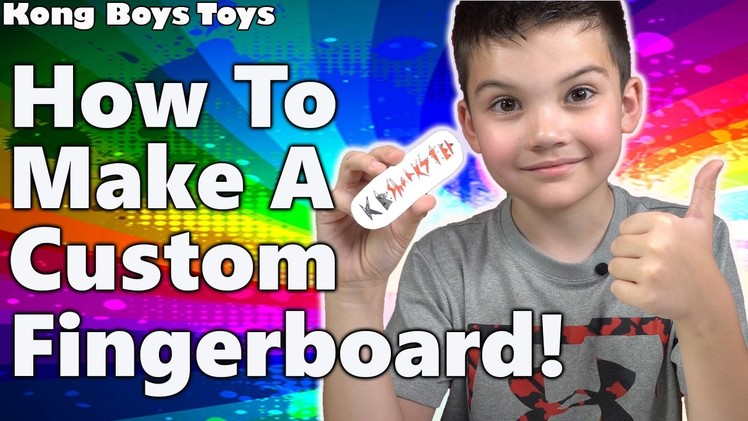 How to Make A Custom Fingerboard with Tony Hawk Circuit Boards and Broken Knuckle