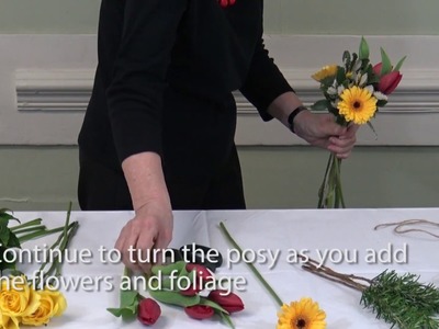 How to Make a Hand Tied Posy