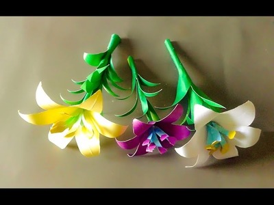 How To Make a Paper Flower Easy|Easy Origami Heart|Easy Tissue Paper Flowers -