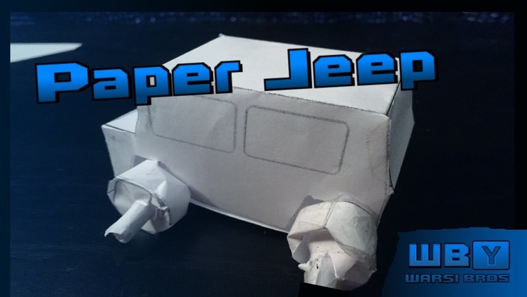 How to Make a Paper Jeep