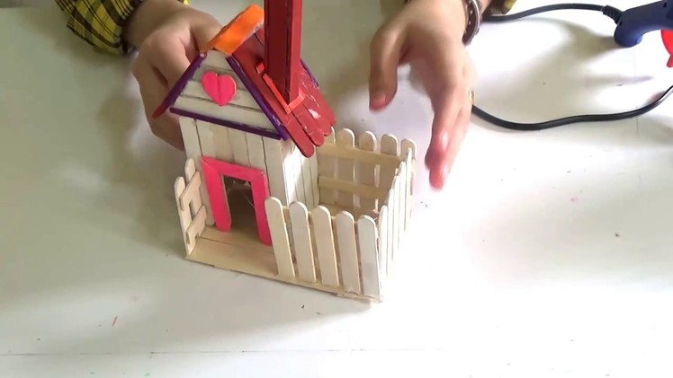 How to Make a Popsicle Stick House for Kids