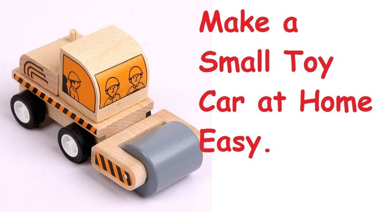How To Make a Simple Toy Car at home Using Bottle Caps