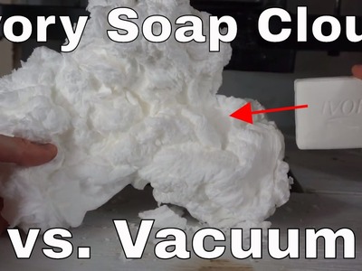 How To Make An Ivory Soap Cloud In The Microwave: Then Destroy It (Vacuum Chamber vs Press)!