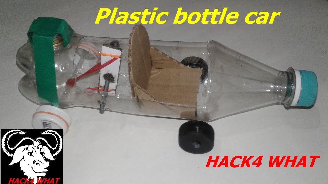 how to make car using bottle