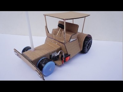 How To Make Electric Toy Car DIY - Powered Tractor Very Simple