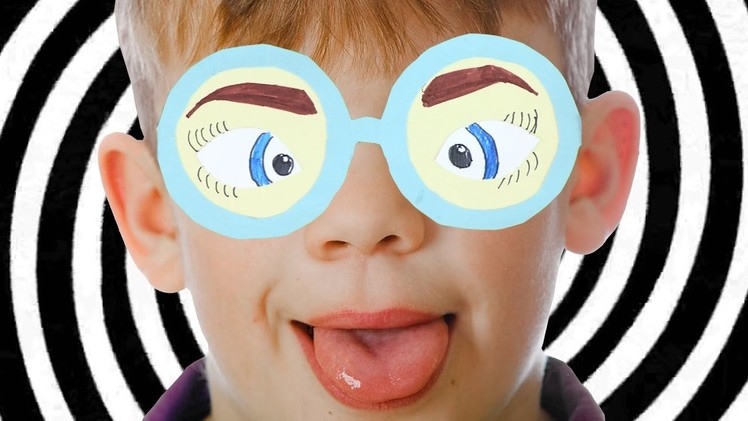 How To Make FUNNY Prank Glasses | April fools Crafts For Children | ???? Crafty Kids