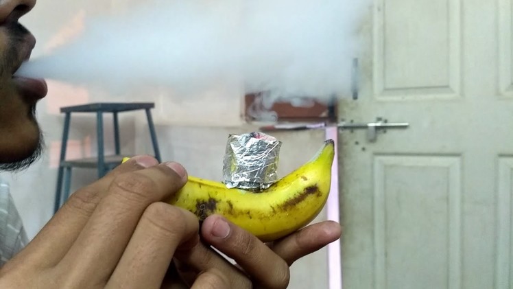 How to make Hookah with using banana. Viral video Best diy video