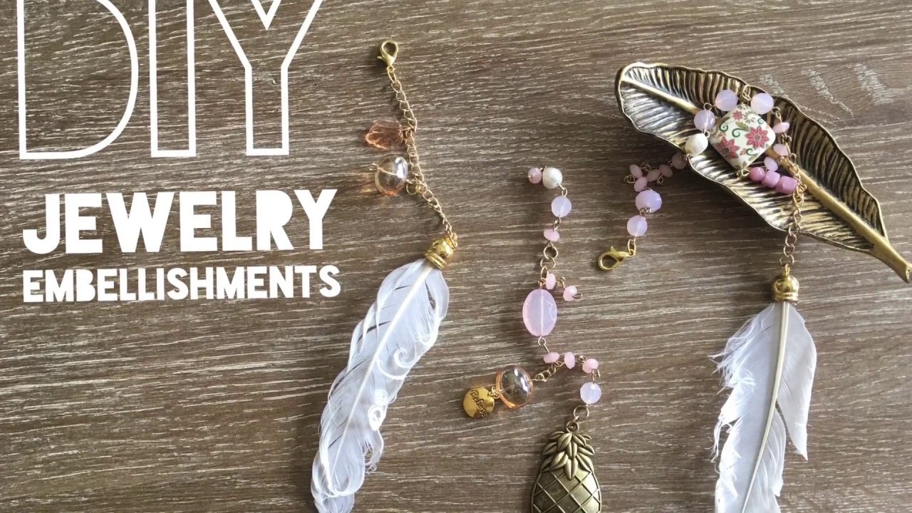 How to make Jewelry Embellishments | Planner Accessories | Planner Embellishments