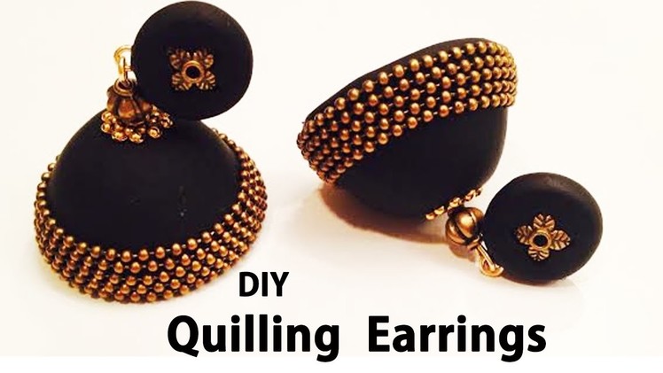 How to make Quilling Paper Earrings Making Video | DIY earrings | 5-Minute Crafts
