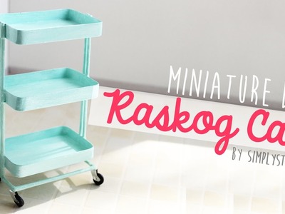 Ikea Inspired: Miniature Raskog Cart (DIY)