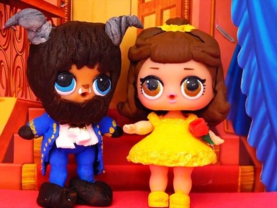 Kids Toys L.O.L. Surprise Dolls Turn Into Beauty & the Beast! DIYCustom Dolls & Full Set of Series 1