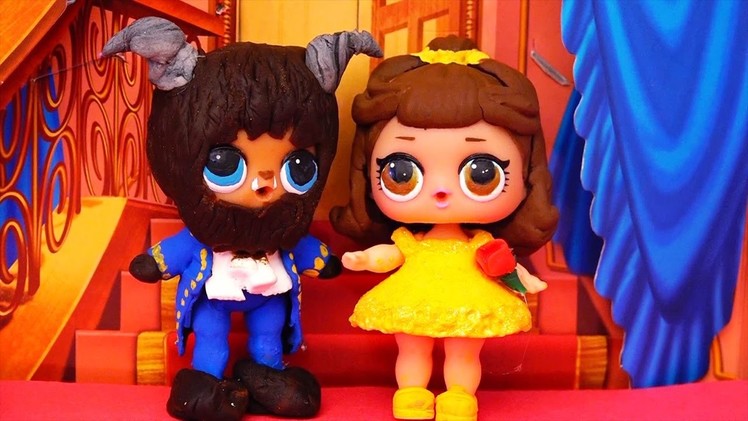 Kids Toys L.O.L. Surprise Dolls Turn Into Beauty & the Beast! DIYCustom Dolls & Full Set of Series 1