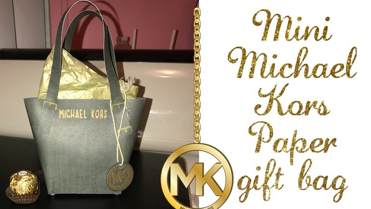 Mini "MICHAEL KORS" PAPER PURSE gift bag