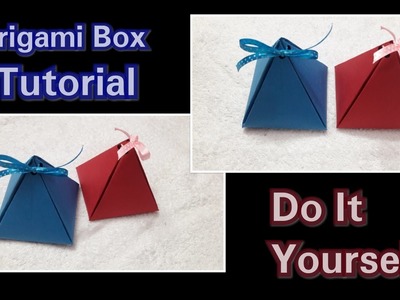 Origami Box | Handmade Box | DIY Box | Hindi | Triangular Box | Paper Box |Aditi Agrawal