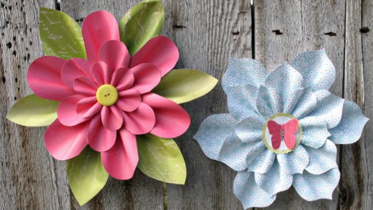 Origami Flower - How To Make Paper Flower Easily  -  Origami flower tutorial
