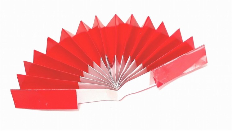 Origami Tutorial - How to fold an Easy Origami Folding fan