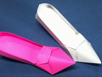 Origami Tutorial - How to fold an Easy Origami  High heels