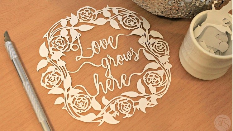 Paper cutting Tutorial & Time lapse, Watch and Relax