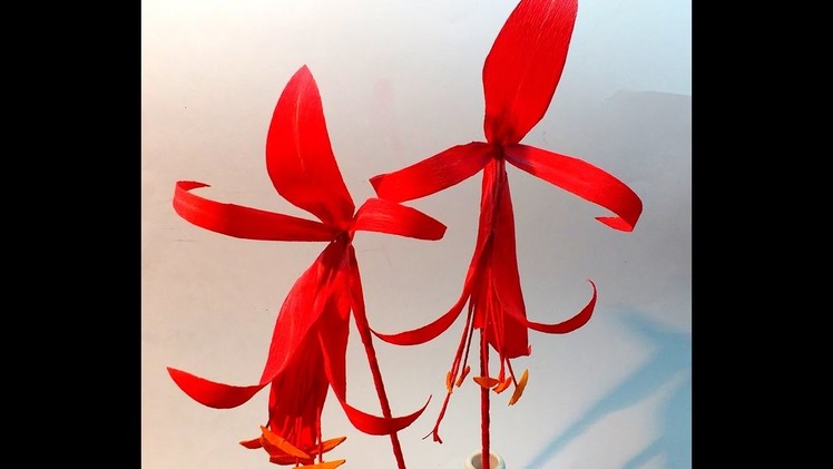 Paper Flowers Aztec Lily (flower # 121)
