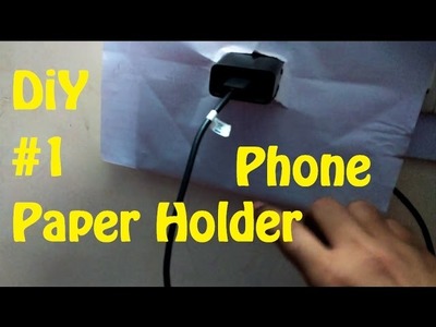 Paper Phone Holder | DiY #1 | Hindi