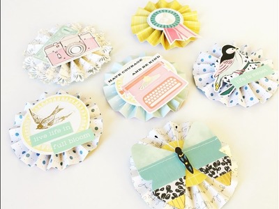 Paper Rosette tutorial with Cocoa Daisy