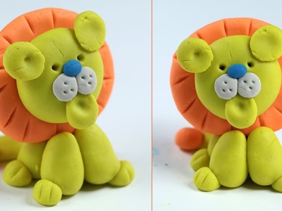 Play Doh Lion - How to Make, Step by Step for Kids (Clay Art)