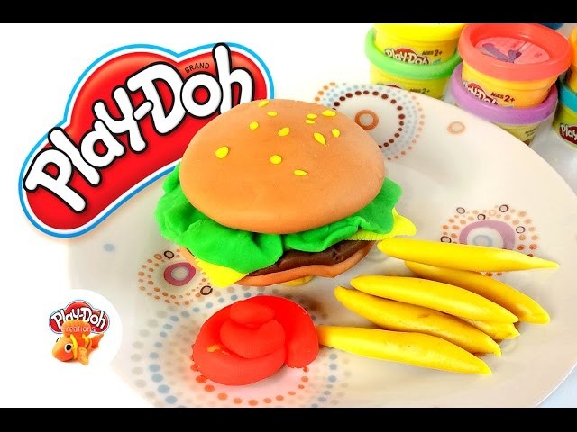 Play Doh | Play & Learn How to Make Hamburger & Hot Dog