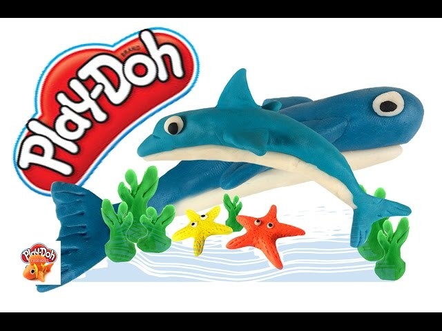 Play Doh | Play & Learn How to Make a Dolphin , Starfish & Whale .!