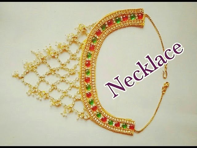 Pretty necklace - How to make necklace | jewellery tutorials