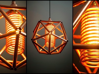 Steampunk DIY Industrial Pipe Geometric Lamp #5