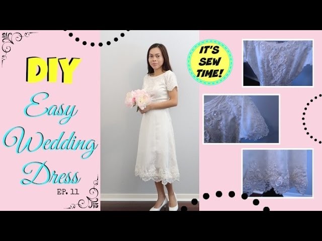 THE EASIEST DIY WEDDING DRESS